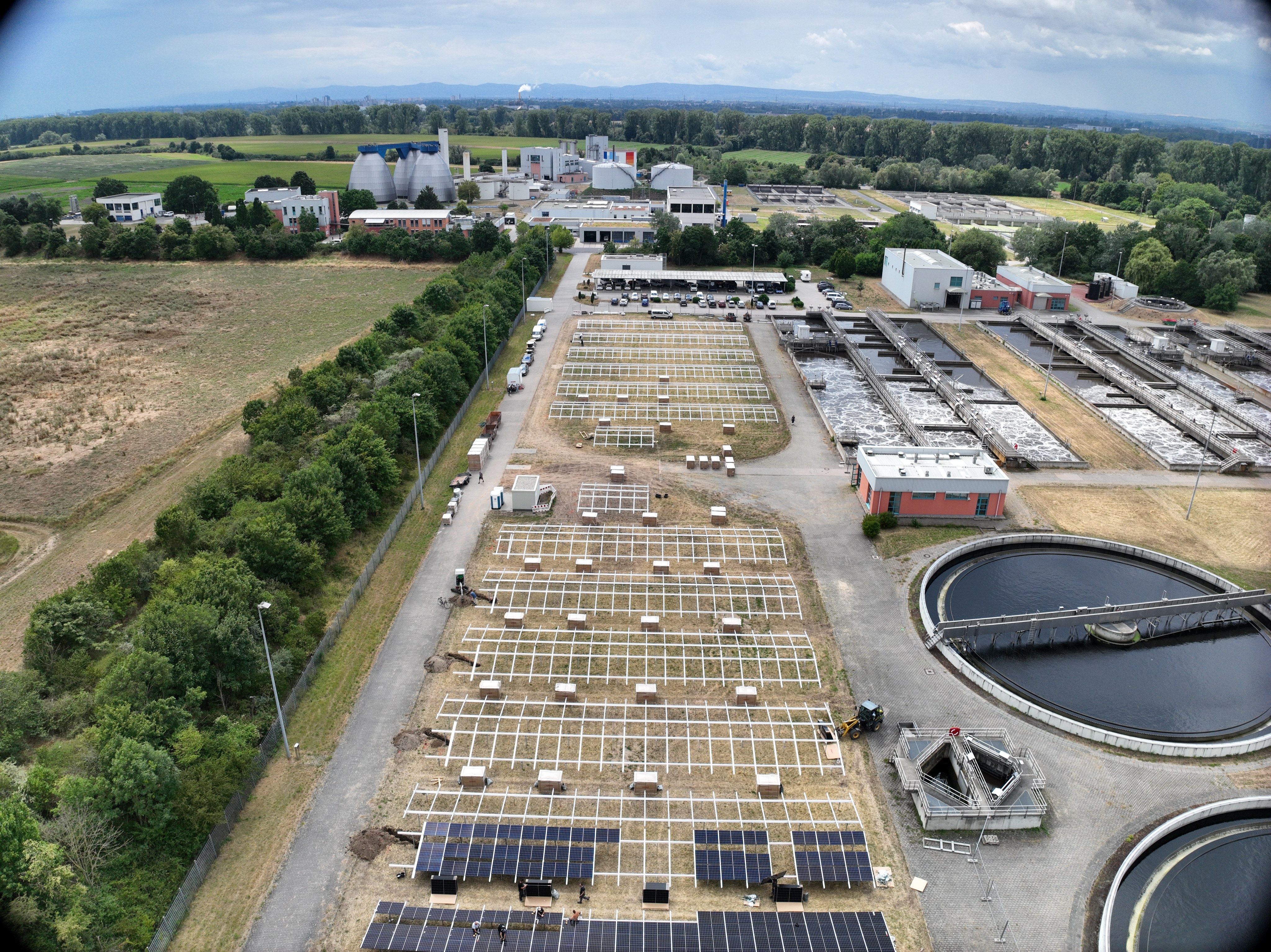 PV-Anlage Klärwerk Mannheim